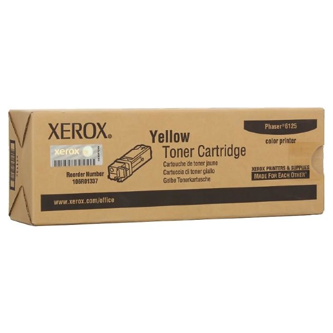 Картридж Xerox 106R01337 желтый, оригинальный