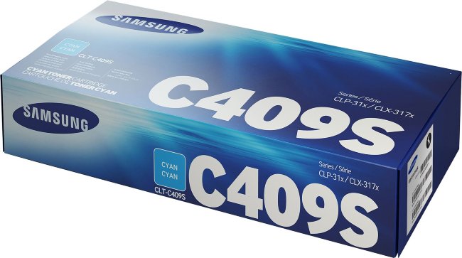 Картридж Samsung CLT-C409S голубой оригинальный