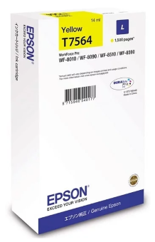 Картридж EPSON T7564 желтый для WF-8090/8590