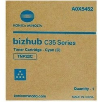 Тонер Konica-Minolta bizhub C35/C35P синий TNP-22C