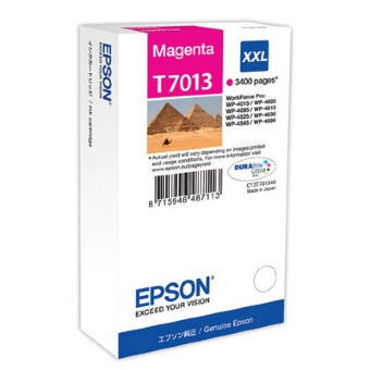 Картридж EPSON T7013 пурпурный экстраповышенной емкости для WP-4015/4095/4515/4595