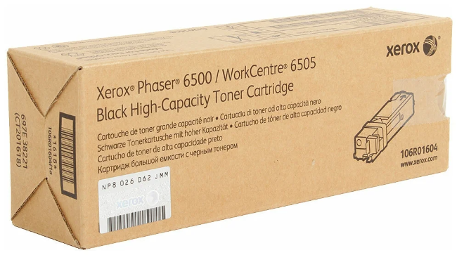 Тонер-картридж XEROX Phaser 6500/WC 6505 черный (3K)