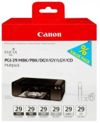 Набор картриджей CANON PGI-29 MBK  многоцветный,  6  картриджей