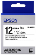 Термотрансферная лента EPSON LK-4WBN 12мм x 9м, Black on White