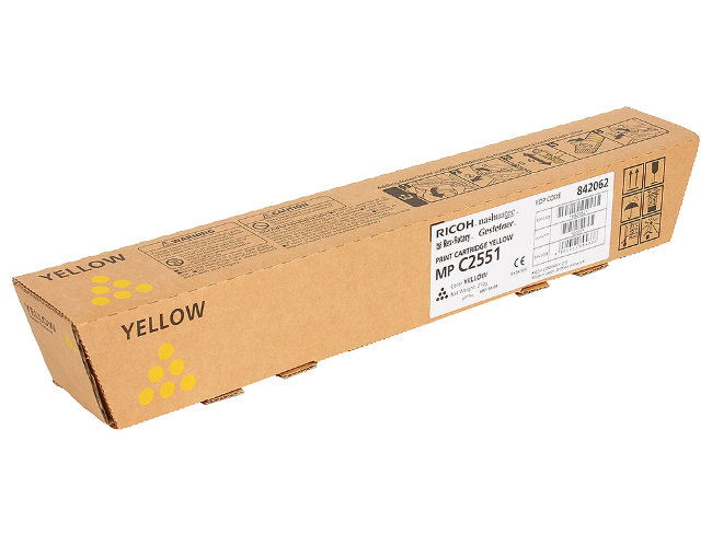 Картридж Ricoh MP C2551HE Yellow