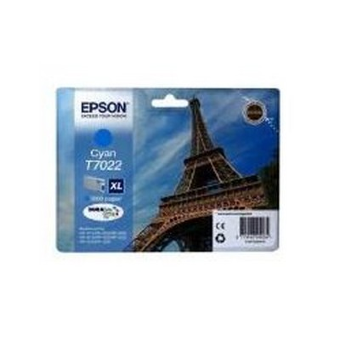 Картридж EPSON T7022 голубой повышенной емкости для WP-4015/4095/4515/4595