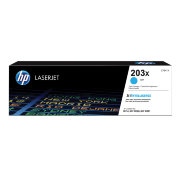 Картридж HP CF541X черный увеличенный, № 203X оригинальный 