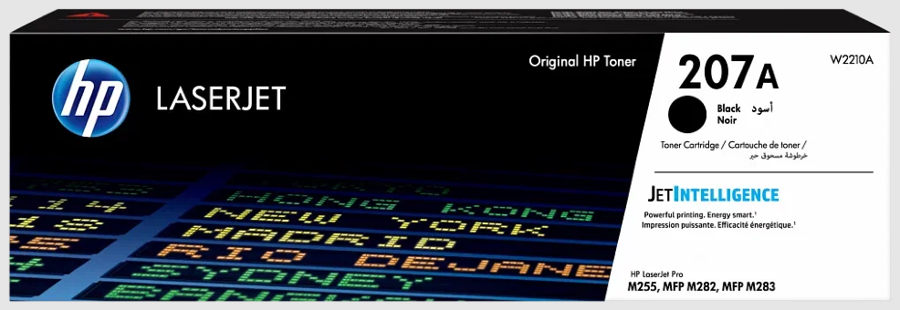 Картридж HP 207A лазерный черный (1350 стр)