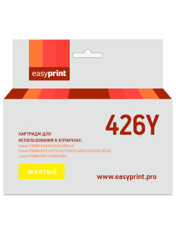 Совместимый Струйный картридж EasyPrint IC-CLI426Y для принтера Canon, желтый