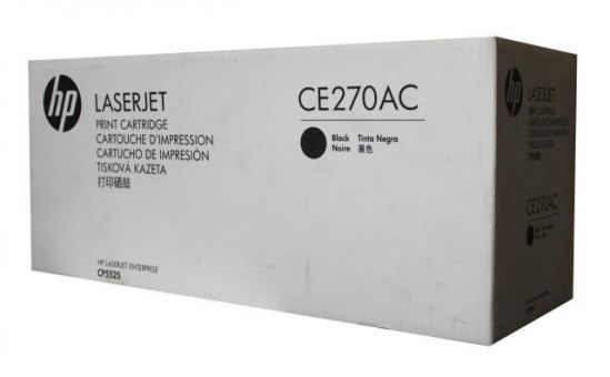 Картридж HP 650A CE270AC лазерный черный (13500 стр)