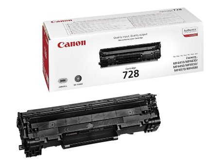 Картридж Canon 728 черный, оригинальный
