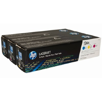 Картридж HP 126A лазерный набор 3 цвета (1000 стр)