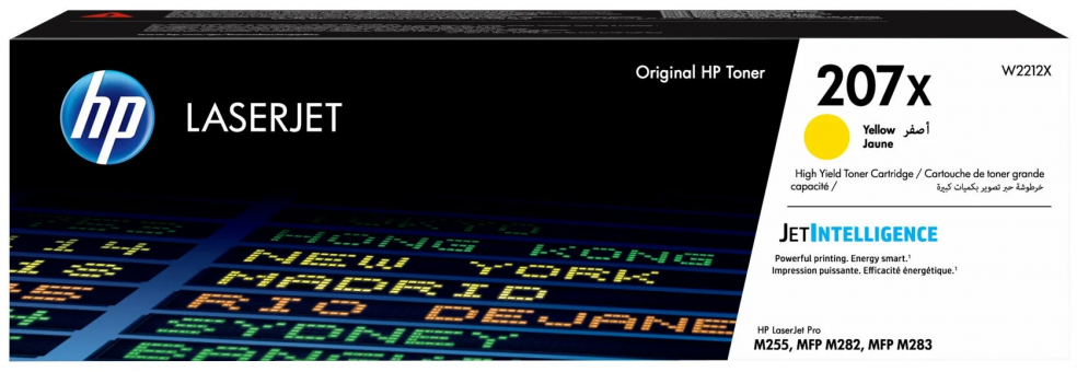 Картридж HP 207X лазерный желтый (2450 стр)