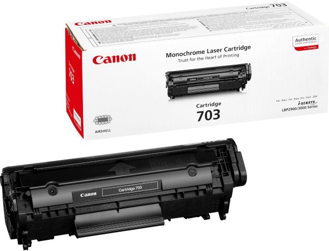 Картридж Canon 703 черный, оригинальный
