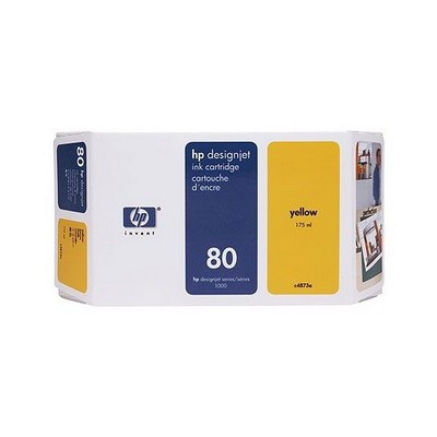 Картридж HP 80 струйный желтый (350 мл)