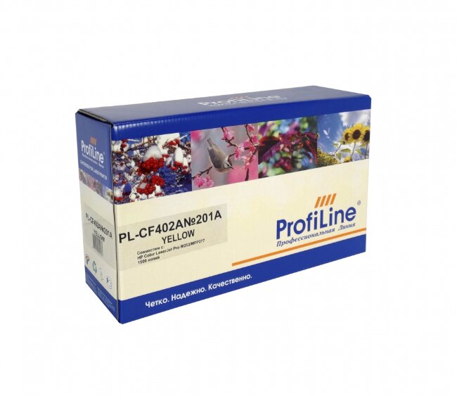 Картридж PL-CF402A (№201A) Yellow 1400 копий fiLine