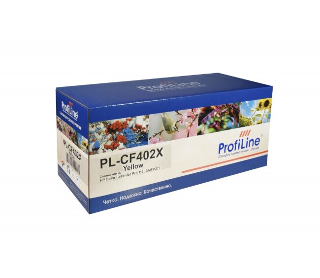 Картридж PL-CF402X (№201X) Yellow 2300 копий fiLine