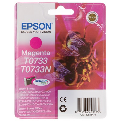 Картридж EPSON T0733 пурпурный для C79/C110/CX9300/TX419/TX600