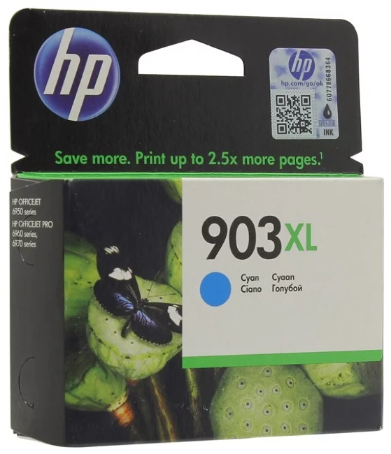 Картридж HP 903XL струйный голубой увеличенной емкости (825 стр)