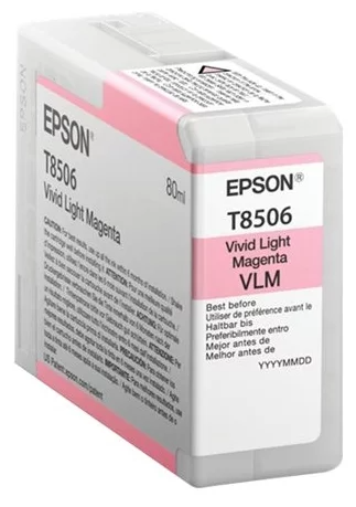 Картридж EPSON T8506 светло-пурпурный для SC-P800