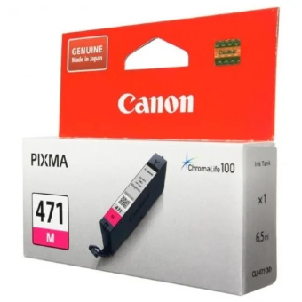 Картридж CANON CLI-471 M пурпурный, 6,5 мл, 306 стр