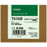 Картридж EPSON T636B зеленый повышенной емкости для Stylus Pro 7900/9900