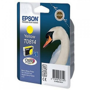 Картридж EPSON T0814 желтый повышенной емкости для R270/RX590/T50/TX650/1410