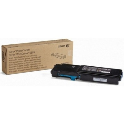 Тонер-картридж XEROX Phaser 6600/WC 6605 голубой (2K)