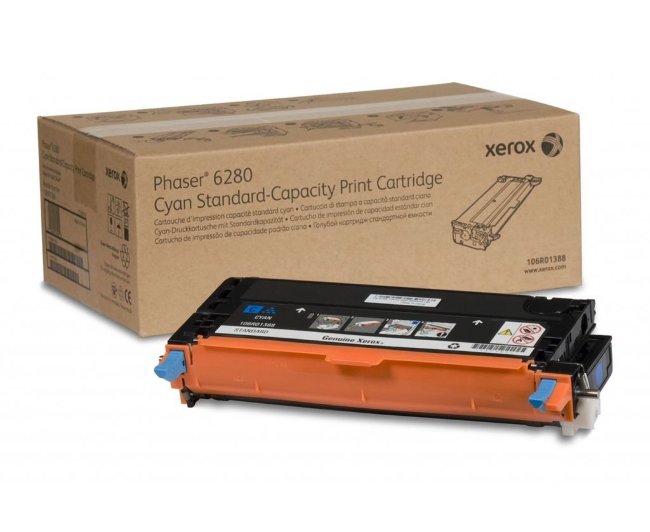Картридж Xerox 106R01400 оригинальный, голубой