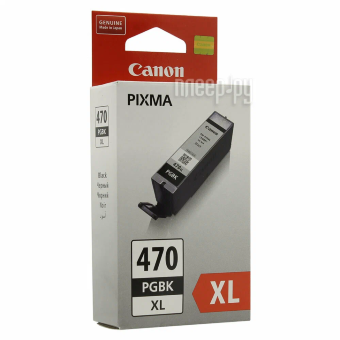 Картридж CANON PGI-470XL PGBK чёрный, увеличенной емкости,22 мл, 500 страниц