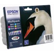 Набор картриджей EPSON T0817 повышенной емкости для R270/RX590/T50/TX650/1410 (6 цветов)