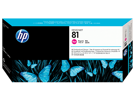 Печатающая головка HP 81 пурпурная (1000 стр)