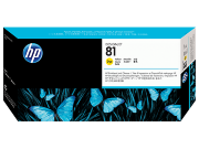 Печатающая головка HP 81 желтая (1000 стр)