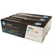 Картридж HP 305A лазерный набор 3 цвета (2600 стр)
