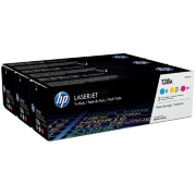 Картридж HP 128A лазерный набор 3 цвета (1300 стр)