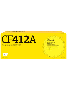 Совместимый Лазерный картридж T2 TC-HCF412A для принтера HP, желтый