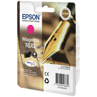 Картридж EPSON 16XL пурпурный повышенной емкости для WF-2010/WF-2510/WF-2540