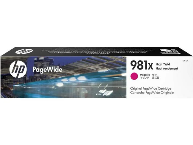 Картридж HP 981X струйный пурпурный увеличенной емкости (10000 стр)