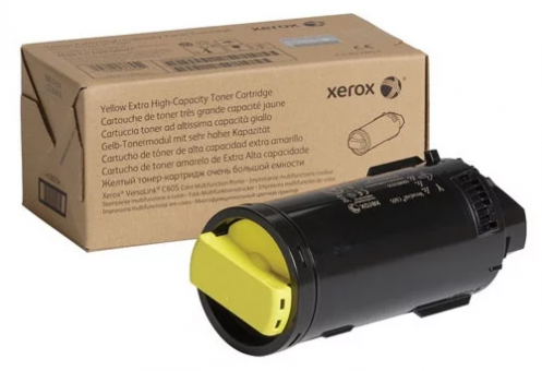 Тонер-картридж XEROX VersaLink C605 желтый (16,8K)