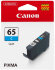 Картридж струйный Canon CLI-65 C 4216C001 голубой (12.6мл) для Canon PRO-200