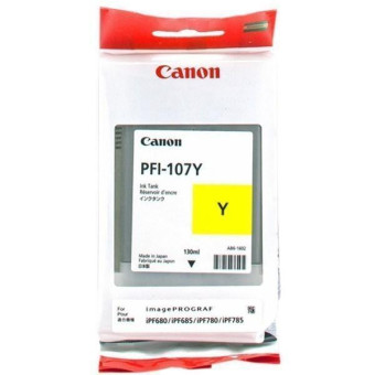 Картридж Canon PFI-107Y желтый  оригинальный