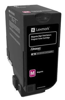 Картридж Lexmark с тонером пурпурного  цвета высокой емкости  (12 000) CS725de