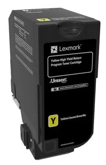 Картридж Lexmark с тонером желтого  цвета высокой емкости  (12 000) CS725de